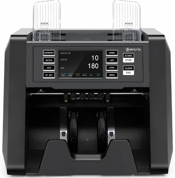 Счётная машинка CashTec N70A Черный с режимом MIX, двухкарманный сортировщик банкнот, UV/MG/IR детекция и CIS-сканирование
