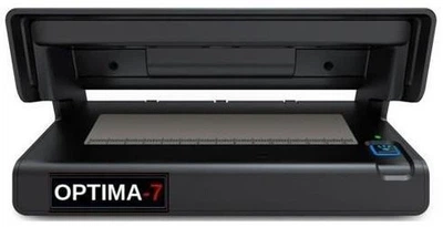 Детектор валют Optima 7 с УФ проверкой банкнот, банковское оборудование С сортировкой номинала Скоростной счётчик денег Современный детектор банкнот
