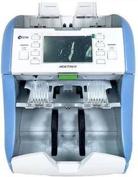Скоростная Счётная машинка Kisan Newton HD FITNESS 2025, Мультивалютный сортировщик купюр, с функцией детекции подделок, с автоматическим стартом подсчёта