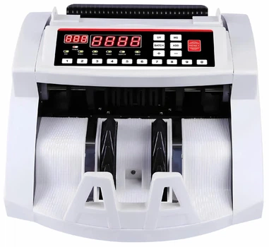 Счетная машинка и детектор валют Bill Counter AL-6000A с УФ проверкой купюр Профессиональный сортировщик банкнот С сортировкой номинала Скоростной счётчик денег С детекцией банкнот