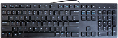 Клавіатура дротова Dell KB216 USB Lithuanian Black (580-ADHY_LT)