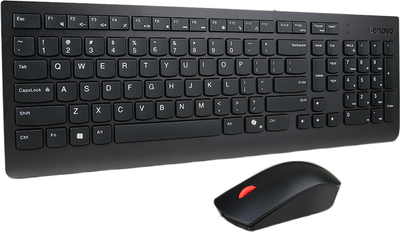 Комплект дротовий Lenovo Essential Wired Combo Keyboard and Mouse USB Black (4X31R64400)