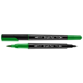Маркер акварельный Santi Brush Pen зеленый (391019)