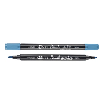 Маркер акварельный Santi Brush Marker синий (391072)