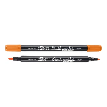 Маркер акварельный Santi Brush Marker оранжевый (391060)