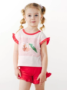 Футболка Smil 116 Розовый персик 110521