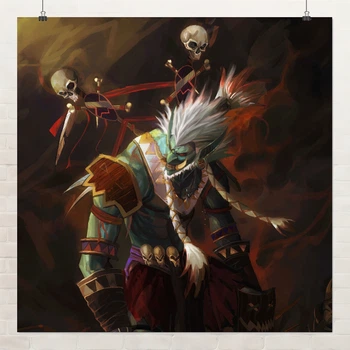 Постер Варкрафт, тролль, орда, World of WarCraft, WoW, A3 30×30 см (id1174)