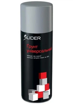 Грунт універсальний (колір сірий), SLIDER, аерозоль, 400мл.
