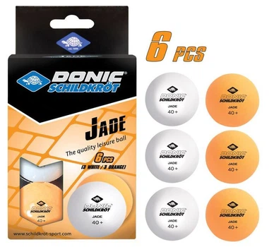 Мячі для настільного тенісу Donic Jade Poly 40+ spare time ball