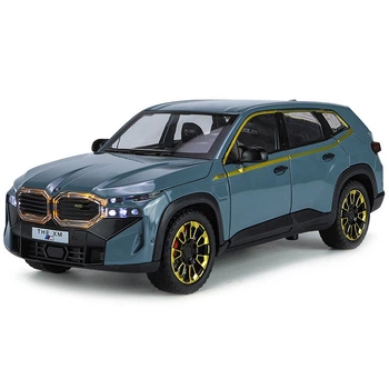 Машинка BMW XM металлическая модель 1:24 инерционная коллекционная автоигрушка со световыми и звуковыми эффектами