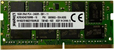 Оперативна пам'ять Kingston SODIMM DDR4-2400 16384MB PC4-19200 (ACR24D4S7D8MB-16)