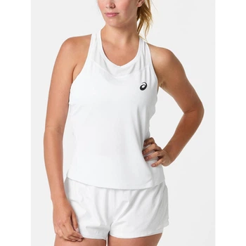 Жіноча тенісна майка Asics Match tank Білий XS (2042A435-100 XS)