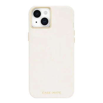 Чехол Case-Mate Silicone для iPhone 15 Plus бежевый with MagSafe (CM051564)
