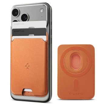 Etui Spigen Valentinus Universal Magnetic Card Holder Metallic with MagSafe Orange (8800337244724)