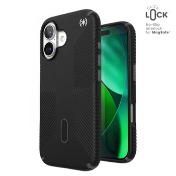 Чехол Speck Presidio2 Grip ClickLock для iPhone 17 Black / Slate Grey / White with MagSafe (150959-D143)