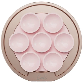 Тримач магнітний UNIQ Coehl Luna з дзеркалом і присоскою Pink (UNIQ-LUNA-CPINK)