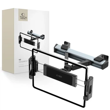 Автодержатель Tech-Protect V3 Headrest Car Mount Black (5906302375424)