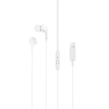 Навушники XO EP83 Crystal-Clear Calls Lightning for iPhone Bluetooth Вакуумні White