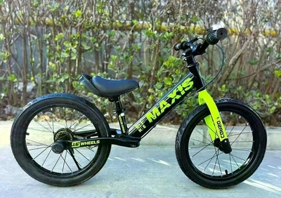 Велобіг CORSO MAXIS ручне заднє гальмо колеса надувні резинові 16’’ Черно-зелений