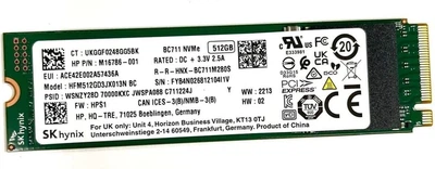 SSD SK hynix, об'ємом 480 - 512 гб купити в Києві: ціна, відгуки