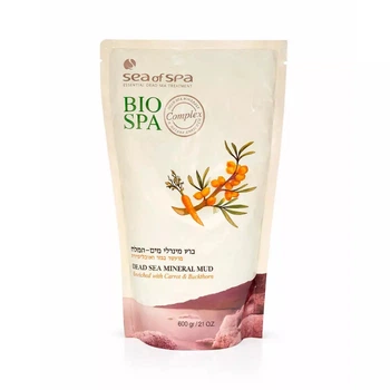 Минеральная грязь Мёртвого моря с морковью и облепихой Sea Of Spa Dead Sea Mineral Mud Enriched with Carrot & Sea Buckthorn 600 г