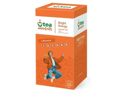 Чай фасований фруктовий та трав`яний TEA MOMENTS "Bright Energy" 1,8г ароматизований 22 пакетиків