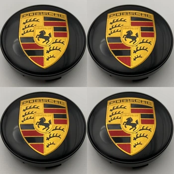 Колпачки Porsche 60 мм 56 мм черные порше черные