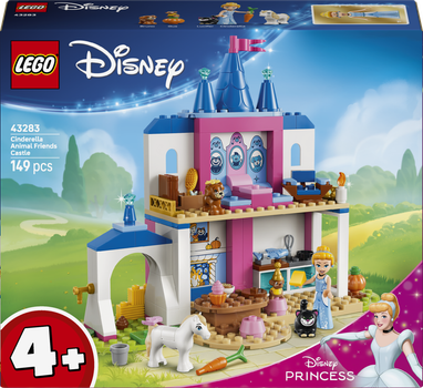 Конструктор LEGO Disney Princess Замок Попелюшки та її друзів-тварин 149 деталей (43283)