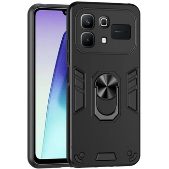 Защитный чехол Deexe Hybrid Shell для Infinix Note 60 Pro / Note 60 - Black