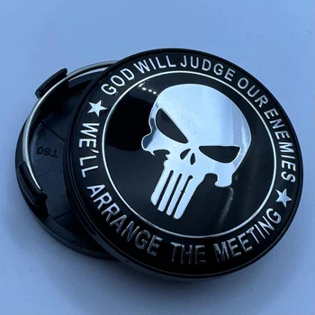 Колпачок с логотипом PUNISHER каратель череп 60 мм 56 мм skull black
