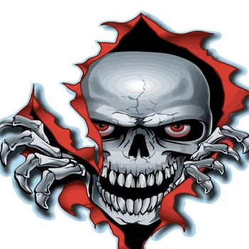 Наклейка Punisher карач череп пунішер чорна skull скілет 180 мм 180 мм вінілова світловідбивна