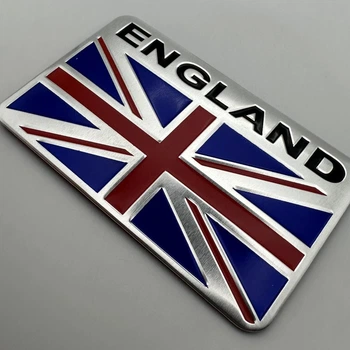 Наклейка на авто светоотражающая флаг Англии Британия 80 мм 50 мм England