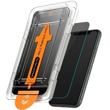 Защитное стекло антишпион на iphone 11 pro max/ iphone Xs Max самоклеющееся с олеофобным покрытием на весь экран 9D Shieldy