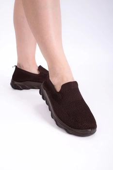 Слипоны женские Fashion коричневые 350967_38 (24.5 см)