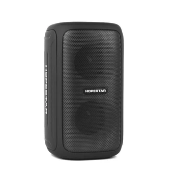 Портативная Bluetooth колонка Hopestar Party 110 Mini 16W RGB | Беспроводная акустика с FM, USB, AUX, Type-C и аккумулятором 6000m