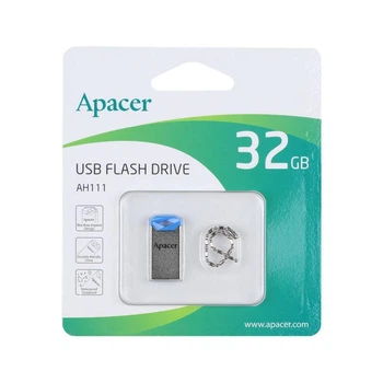 USB флеш-накопитель Apacer AH111 32gb Серебро/Кришталь