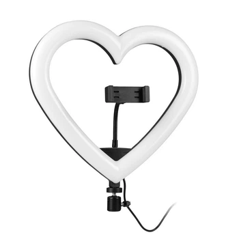 Лампа RGB JM33-13 33cm (Heart Style) Чорний