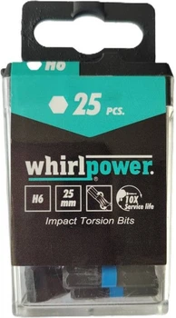Bit udarowy Whirlpower Impact HX 6 x 25 mm 25 szt (4710616718799)
