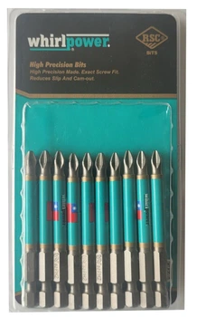 Біта Whirlpower PH / RSC 1/4 2 x 70 мм 10 шт (4714102521757)