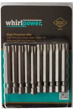 Біта Whirlpower Torx 1/4 40 x 50 мм 10 шт (4710150006154)