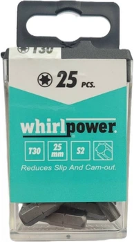 Біта Whirlpower Torx 1/4 T x 30 x 25 мм 25 шт (4710616718560)