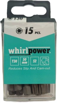 Біта Whirlpower Torx 1/4 T x 30 x 50 мм 15 шт (4710616718621)