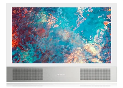 Slinex Sonik 10 white | відеодомофон з 10” сенсорним IPS екраном, запис по детекції руху