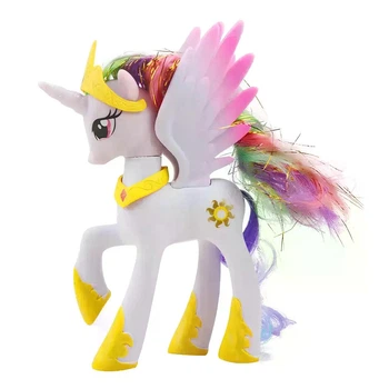 Фигурка принцессы Селестии My Little Pony - волшебная игрушка пони единорог 14 см с аксессуарами для детей