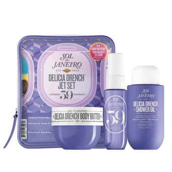 Дорожный набор для тела Sol de Janeiro Delícia Drench Jet Set