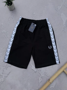 Мужские шорты Fred Perry на лампасах 389310 3XL черный