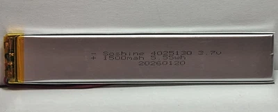 Аккумулятор Soshine 4025130 1500mAh 3.7V Li-pol літій-полімерний з конектором