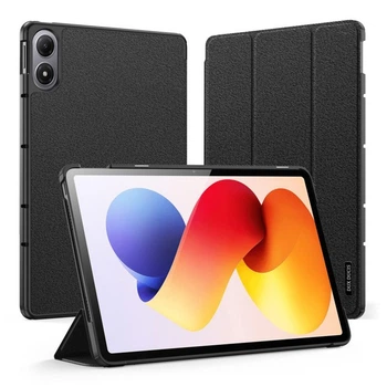 Чехол-книжка Dux Ducis Domo для Xiaomi Redmi Pad 2 Pro / Redmi Pad Pro 4G/5G / Poco Pad 4G/5G 12.1 Smart Case, авто сон/пробуждение, держатель стилуса Black