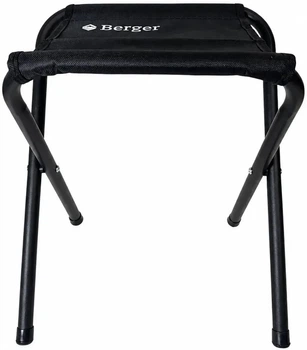 Табурет раскладной туристический BERGER Черный (CF-2203 Black)
