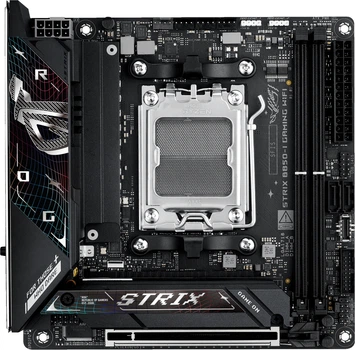 Материнська плата Asus ROG Strix B850-I Gaming Wi-Fi (sAM5, AMD B850, PCI-Ex16)